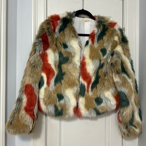 Women’s faux fur coat